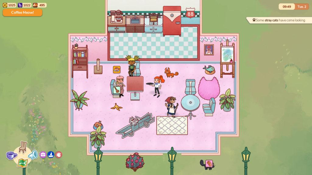 Cat Cafe Manager indie game screenshot