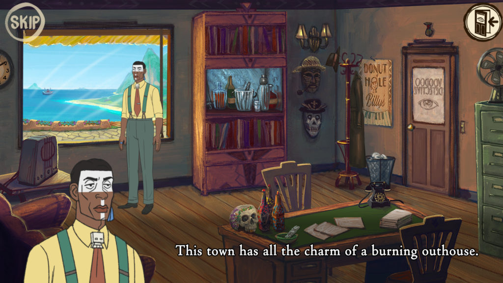 Voodoo Detective indie game screenshot